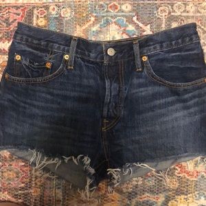 High wasted jean shorts